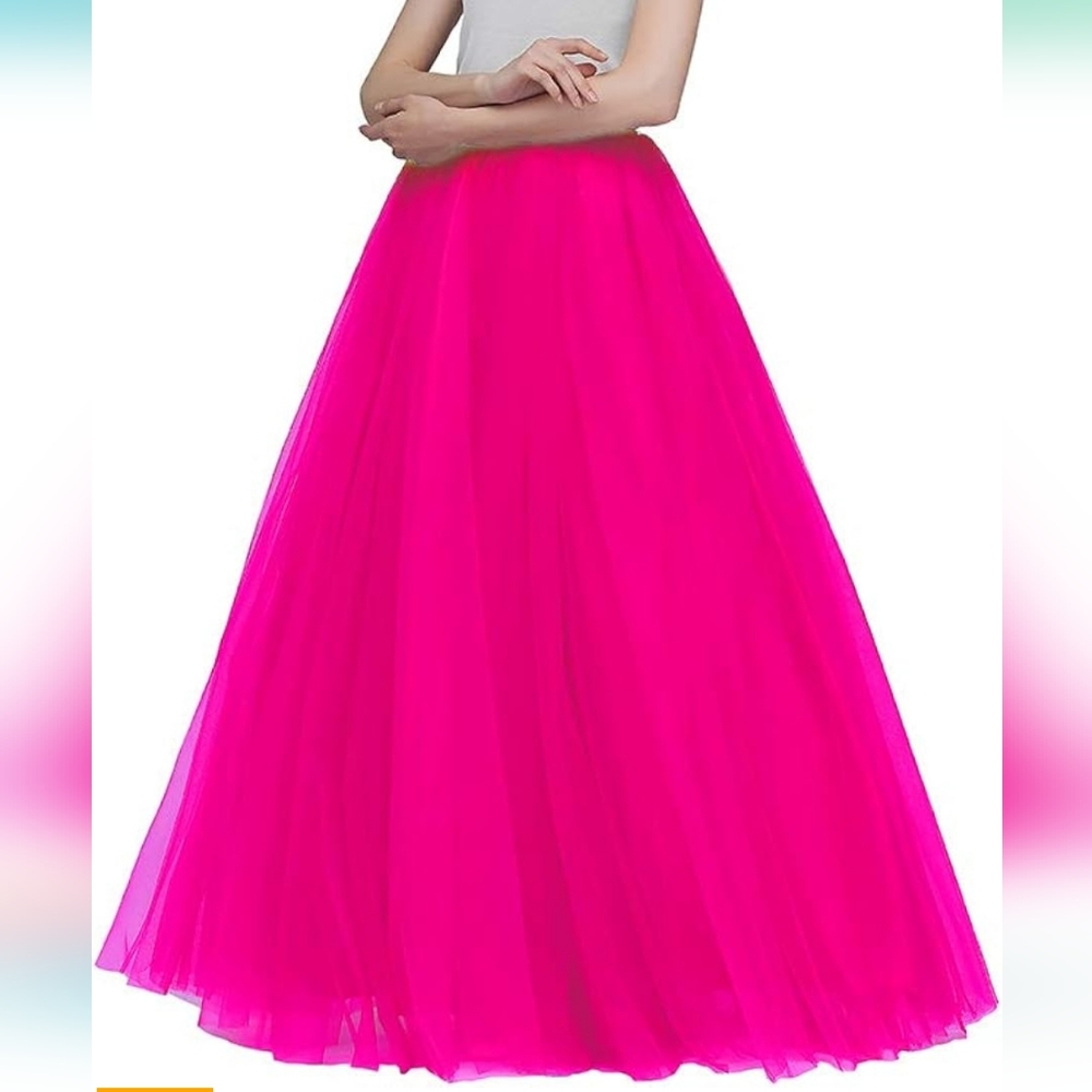 Hot pink Tulle skirt